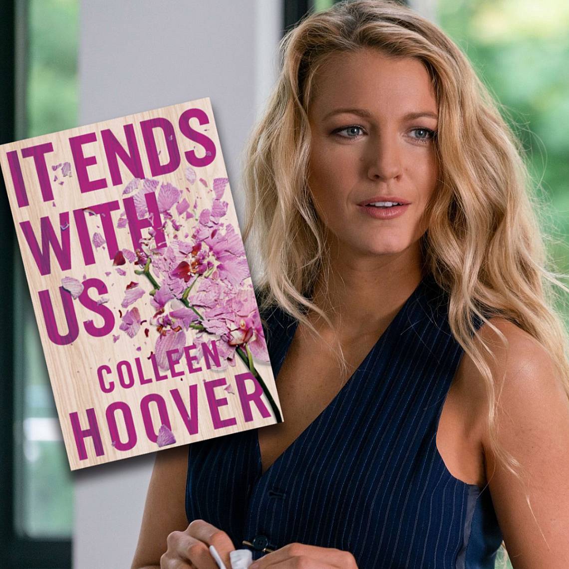 Blake Lively in Simple Favor / Cover of It Ends with Us