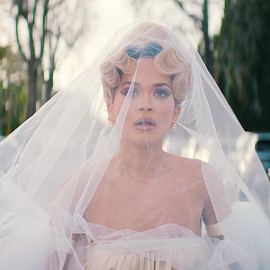 Rita Ora in the music video for You Only Love Me